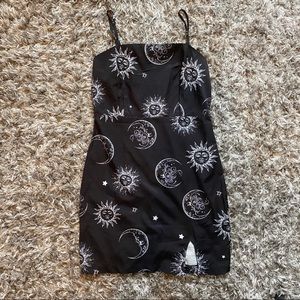 Sun And Moon Mini Dress